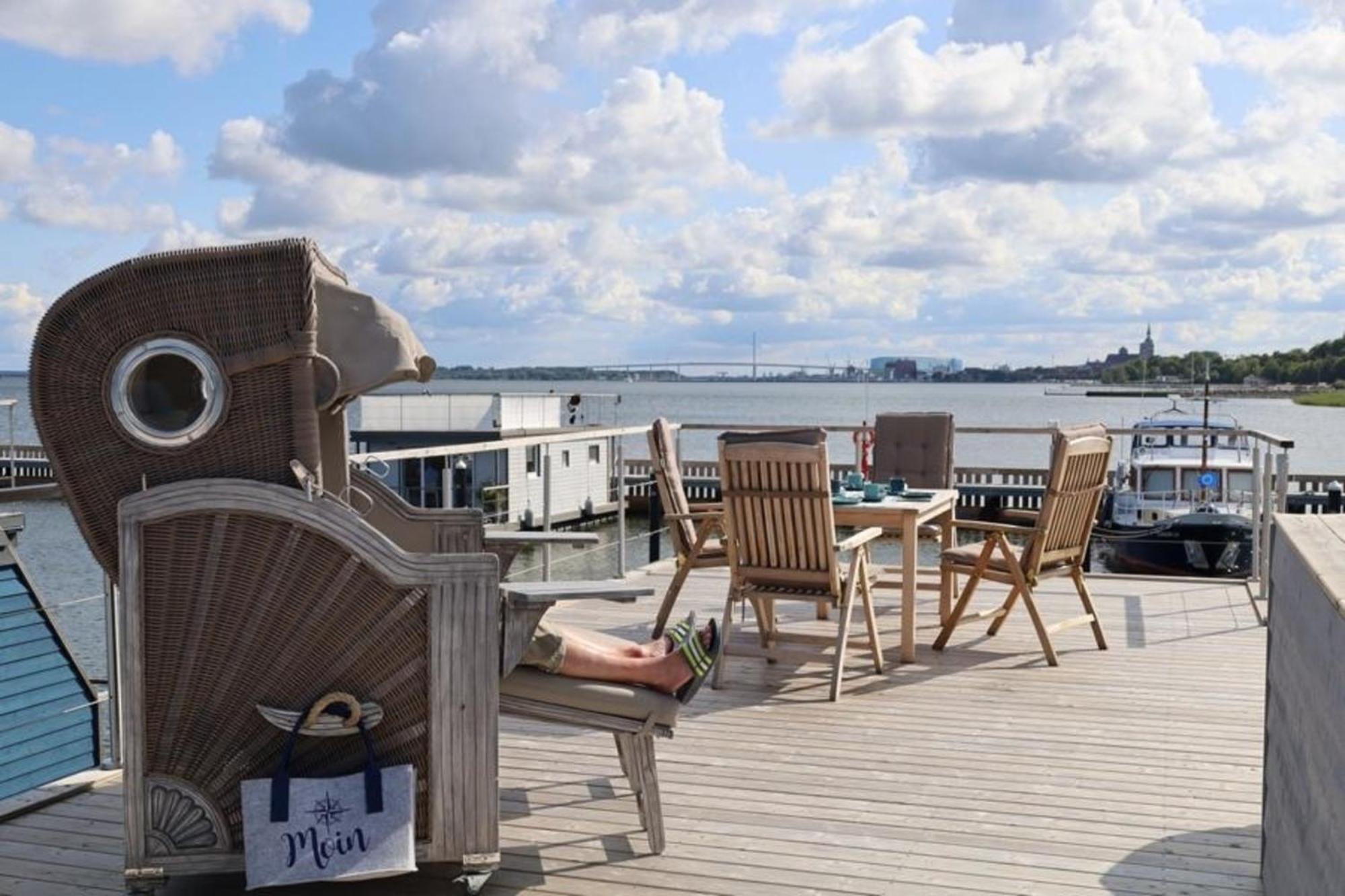 Hausboot Liliput Hotell Stralsund Exteriör bild